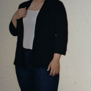 Womens plus size Crepe Blazer